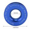 High Strength Winch Snatch Recovery Ring for Soft Shackle and Winch Rope, 41000 Lbs Break Strength (Blue)
