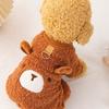 Soft Fleece Four Legged Plush Coat Warm Cat Thermal Clothing Dog Plush Jumpsuit  Outdoor