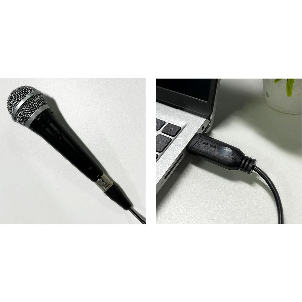 DSD TECH USB To XLR Cable for Shure and Other Dynamic Microphones SH-AU20A (5.9 Feet)