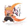 Demon Slayer Acrylic Stand Up Anime Cartoon Double Sided Backpack Pendant Agatsuma Zenitsu Kamado Nezuko Creative Accessories