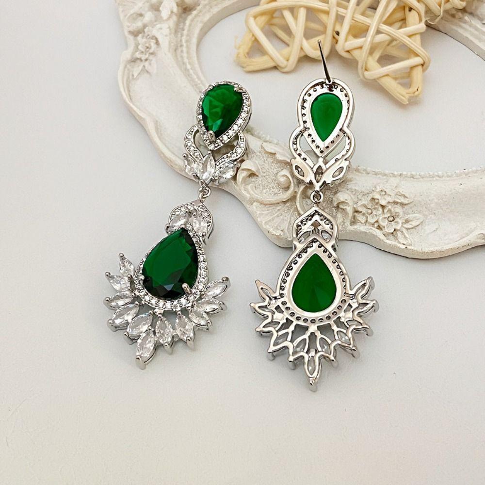 Silver Needle Women's Dangle Earrings Aesthetic Design Stud Earrings Party Jewelry