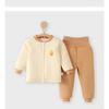 200g Handmade Cotton High-Waisted Two-Piece Set for Infants & Toddlers - Boys & Girls Autumn/Winter Outdoor Clothes