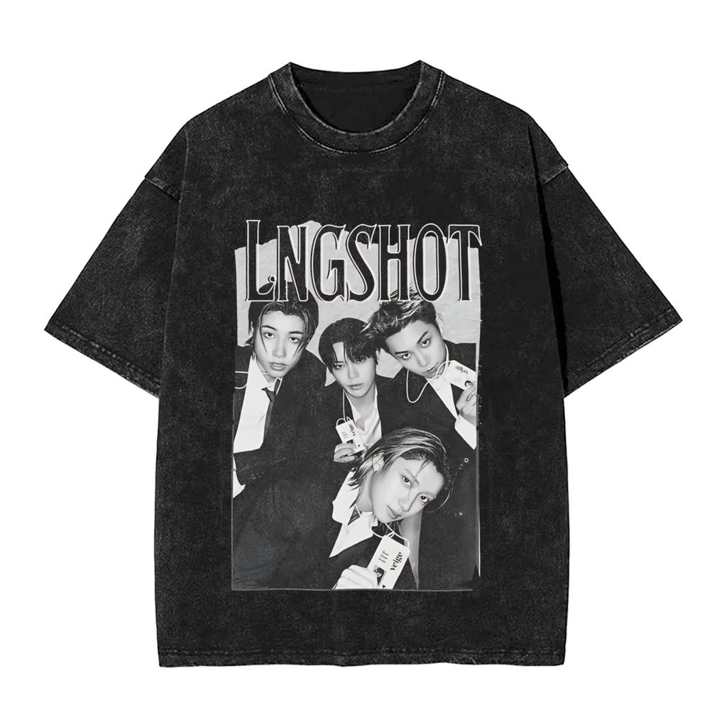 2026 Kpop Lngshot T Shirt Summer Awesome T Shirts Casual Harajuku Tee Shirt for Women Men Short Sleeve Loose Clothing