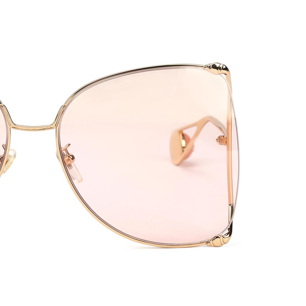 Gucci Icon Brand Design Round Sunglasses Women Sunglasses GG0252S-014