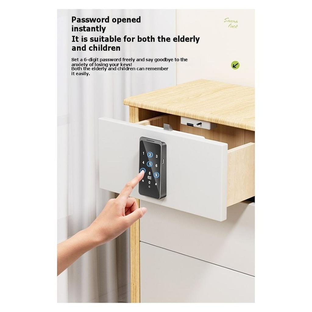 A89X Smart Electronic Combination Locks for File Cabinets Office Touch-Sensitive Locks Home Wardrobe Locks Cabinet Locks