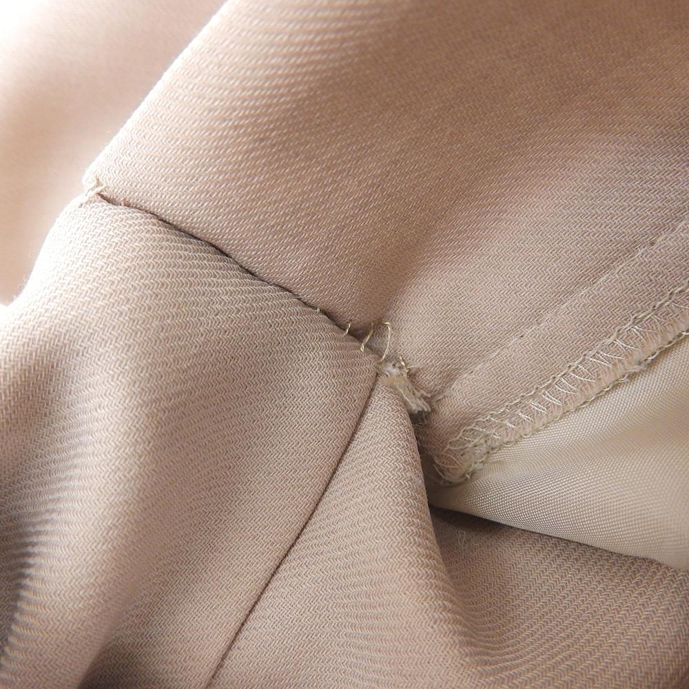 FOXEY BOUTIQUE Excellent Condition Belted Single-breasted Coat, Women's, Mocha and Ivory, Size 38, 37910 Coat 38 Mocha/IvoryUsed