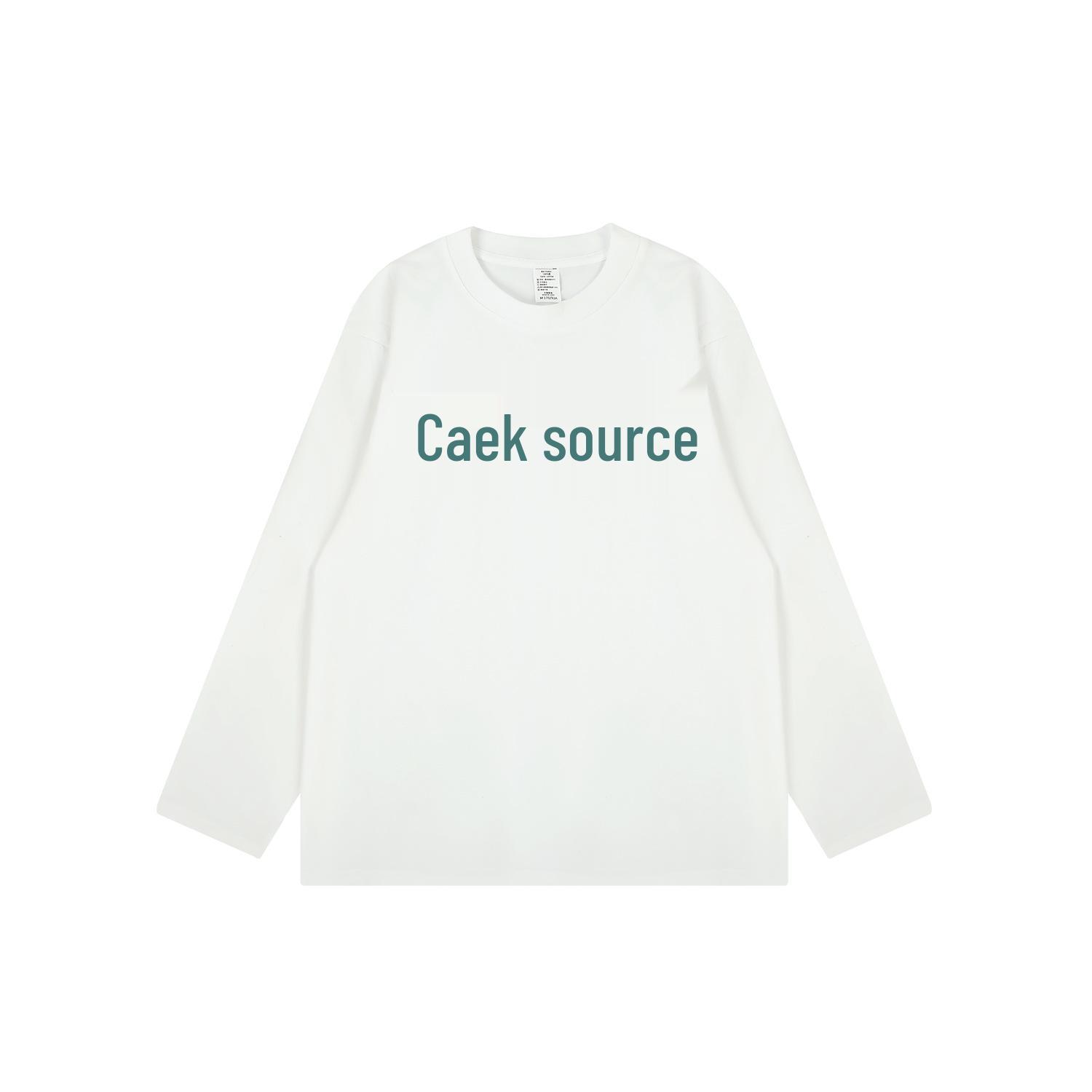 

Новая трендовая уличная одежда в гонконгском стиле с принтом граффити и букв, парная футболка с длинным рукавом из чистого хлопка S белый