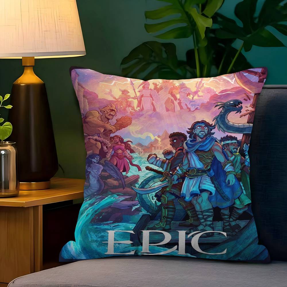 E-Epic The Musical Office Cushion Pillowcase Car Cushion Cover45X45CM Lumbar Pillowcase Sofa Pillowcover