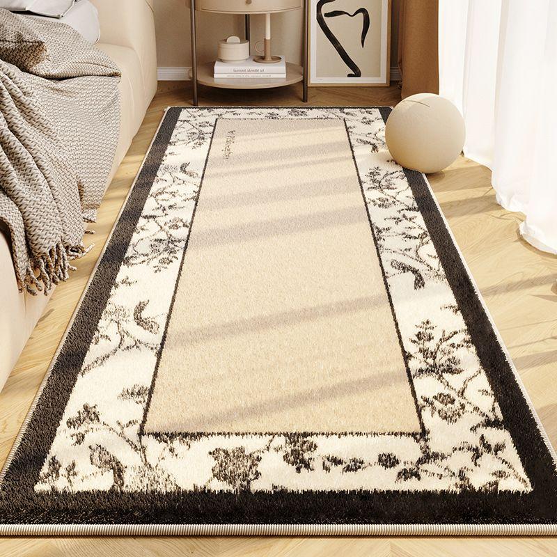 French Style Bedside Carpet Master Bedroom Bedside Oval Carpet Retro Dressing Room Carpet