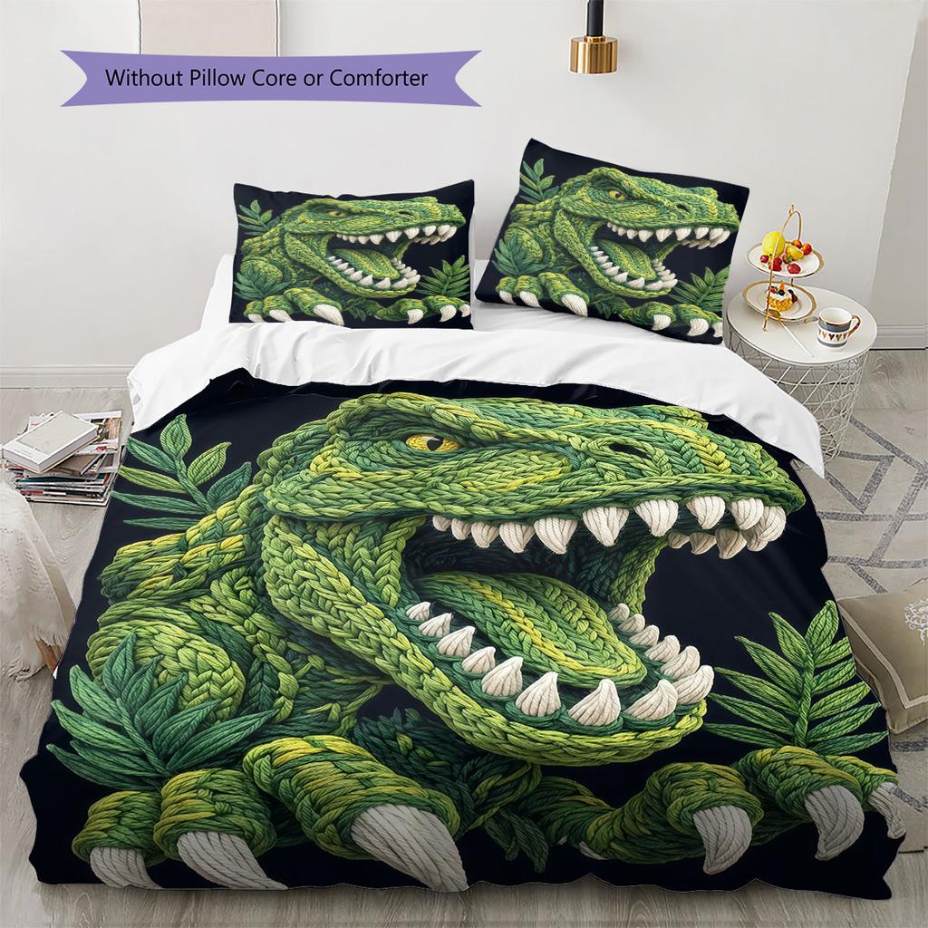 Einfaches Tiefes Stimmung Bettwäsche Steppdecke Set Bettbezug Kissenbezug Heimdekoration Geburtstagsgeschenk (1 Bettbezug + 2 Kissenbezüge, ohne Füllung)