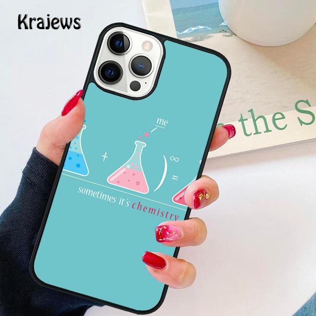 Biology and Chemistry Soft Phone Case For iPhone 17 Air 16 15 14 Max Plus 11 12 13 Pro Max Phone Cover Coque Fundas