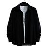 Herren Cordjacke Lässige Mode Oberbekleidung Frühling Herbst Bequemer Hemdstil Leichte Herrenbekleidung