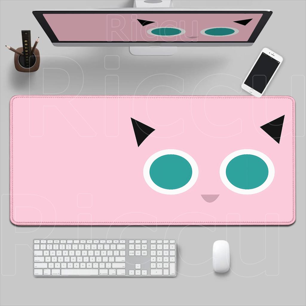 New Pink Cute Mouse Pad Pokemon Jigglypuff Mousepads Gaming Mousepad Large Keyboard Mat Desk Pad for Computer Laptop Mouse Pads