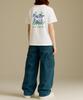 MONSTER REPUBLIC Vintage Circle Logo Mix Blue T-Shirt White_8106