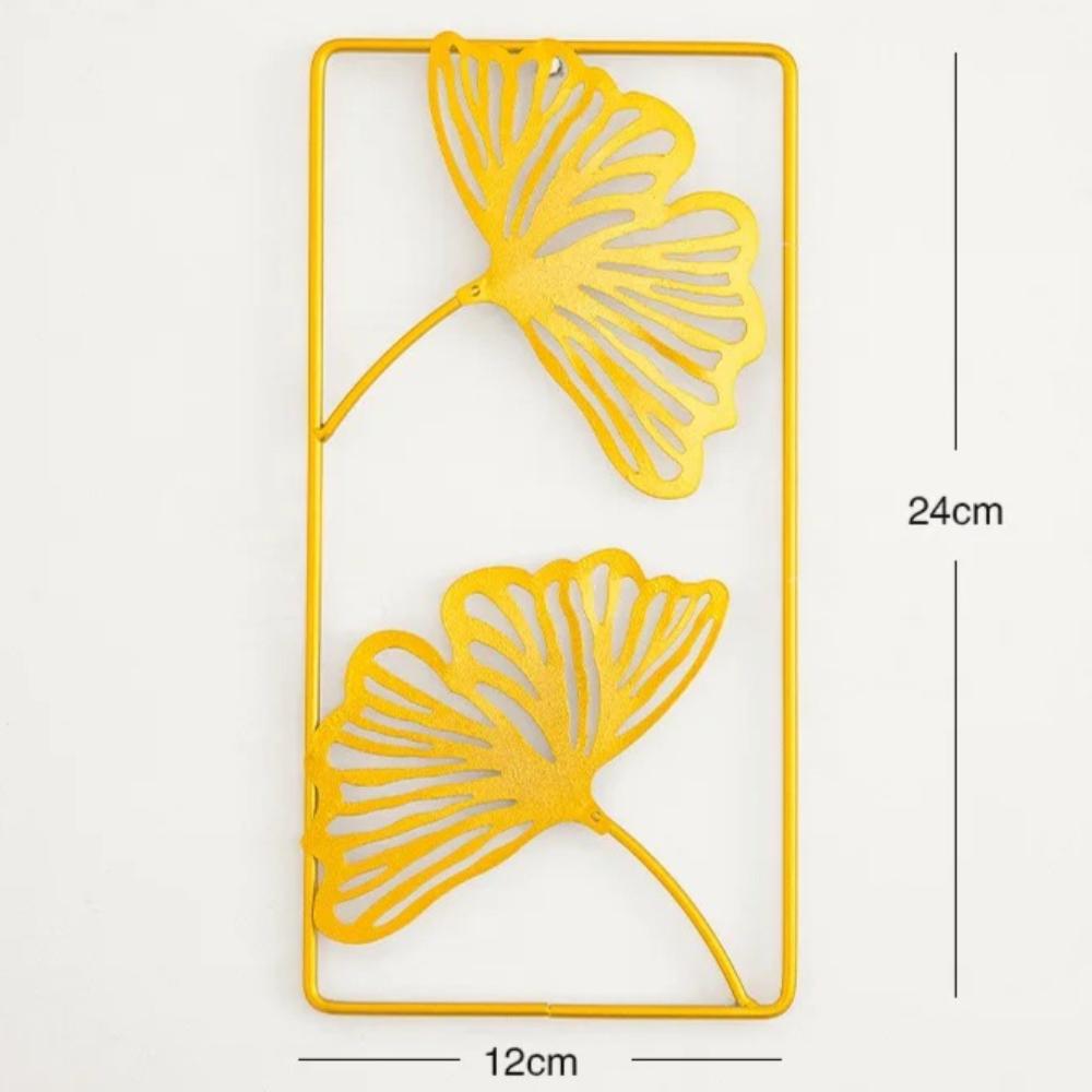 

Nordic Light Luxury Golden Tortoise Leaf Square Wall Hanging Home Living Room Bedroom Study Decor темно-серого
