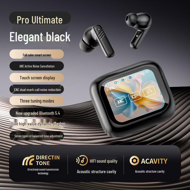 Dual Noise Cancelling Bluetooth In-Ear Headphones with ANC/ENC & Touch Controls