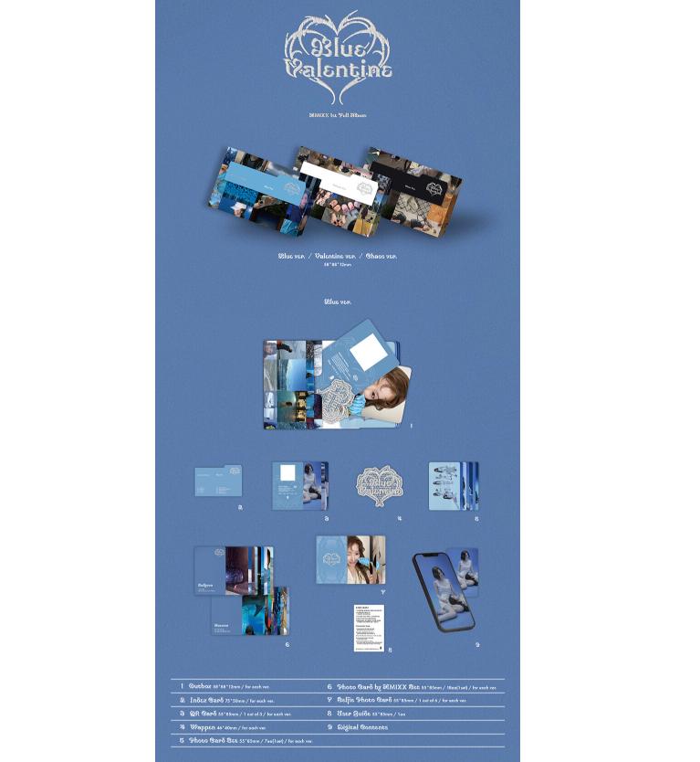 NMIXX Blue Valentine Platform Album POCAALBUM Ver. (1 Random or Full 3-Set)