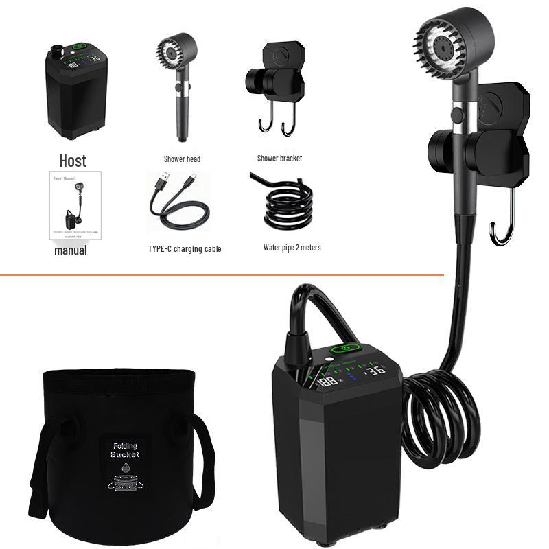 Portable Electric Shower for Outdoor and Dorm Use in Rural Areas