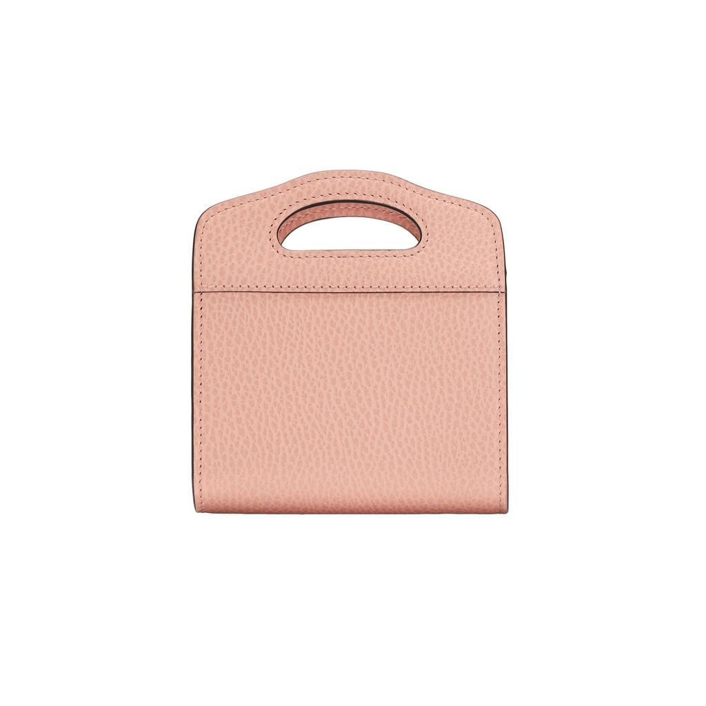 Gucci GG Mini Top Handle Chain Bag Pink Leather Daily Use 701074-17WFF-5909