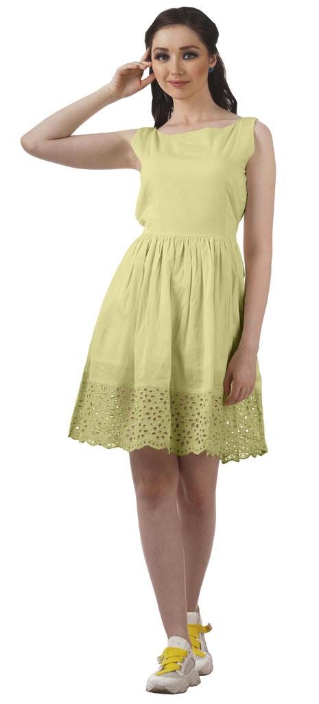 Moomaya Womens Vintage Style Lace Dress Solid Women Casual Summer Mini Dress