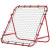 Adjustable Rebounder Net Kickback Target Goal for Teens Adults Training, Red