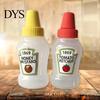 Vorratsbehälter 2 Stück Ketchupflasche Gute Dichtleistung Mehrzweck Mini Tomate Niedlich Tragbar Kleine Soße für die Küche