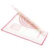 zmart 40x60cm Silicone Baking Mat for Pizza Kitchen Cooking Dumplings Dough, Pastry, Tools, Accessories, Supplies, Bread,