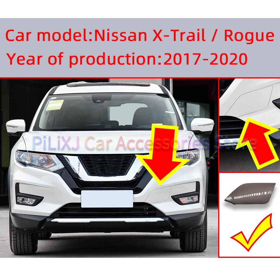 Auto Frontstoßstange Abschlepphaken Öse Abdeckung Deckel für Nissan X-Trail Rogue 2017 2018 2019 2020 Abschlepphaken Anhängerkupplung Kappe Zierleiste