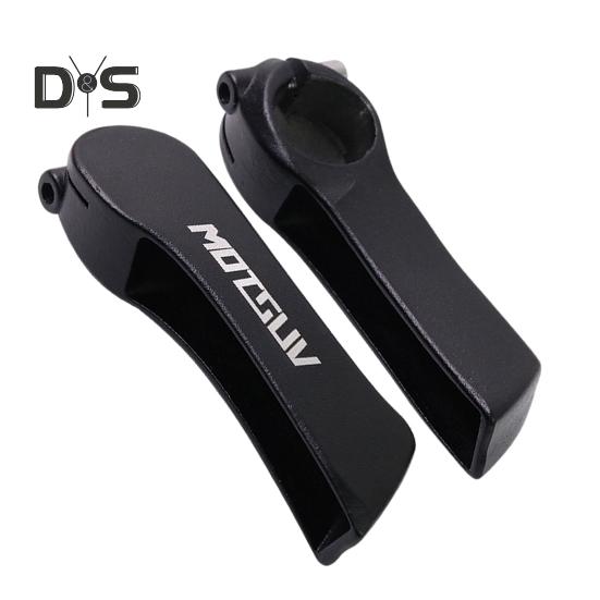 

1 пара ручек на руль велосипеда из прочного алюминиевого сплава, эргономичная, нескользящая, для шоссейного горного велосипеда, концевая ручка для руля, аксессуары для велосипеда чёрный