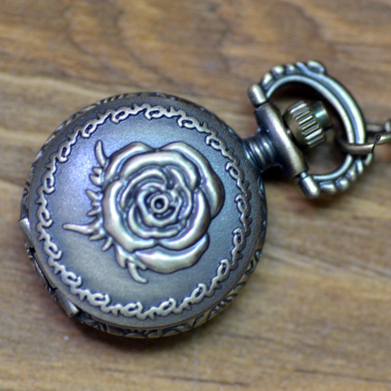 Retro Pocket Watch Men's and Women's Necklace Watch