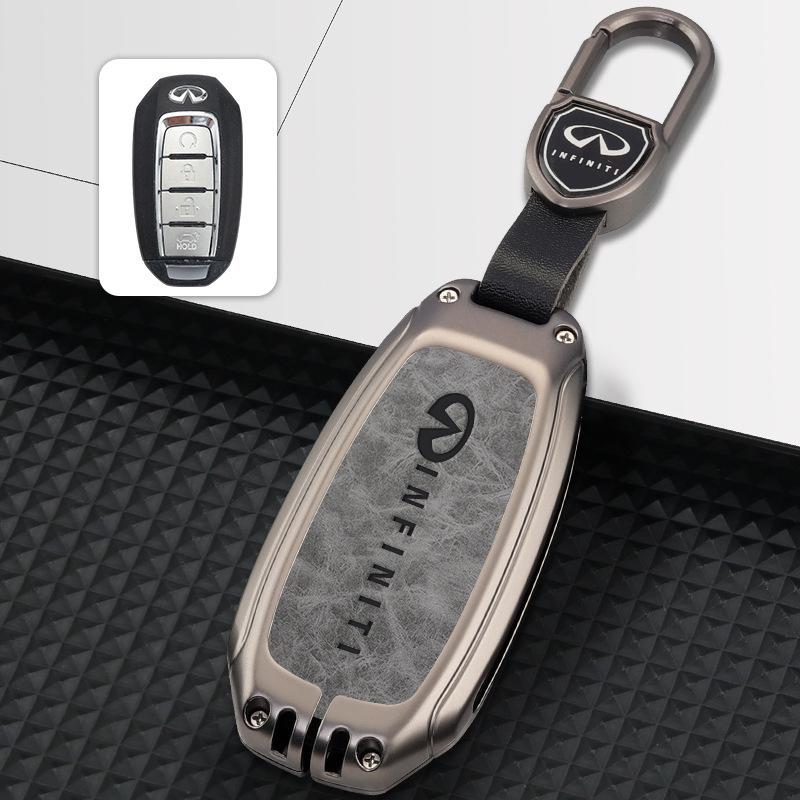 Premium Infiniti QX50/Q50L/QX60 Women's Key Case with Decorative Buckle for 2022 Model