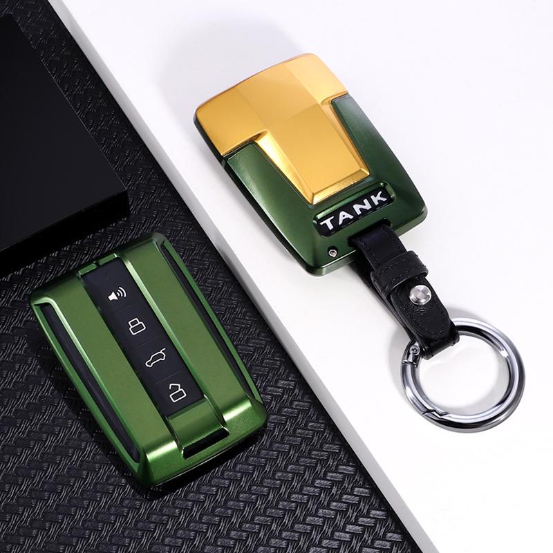 Tank 300/500 Aluminum Alloy Flip Key Case - Iron Man Edition