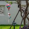 Colorful Hot Air Balloon Sequin Windmill Spinner - Outdoor Garden Decoration