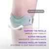 Silicone Patella Tendon Knee Straps Fixed Protection Knee Sports Support Band  Running Hiking