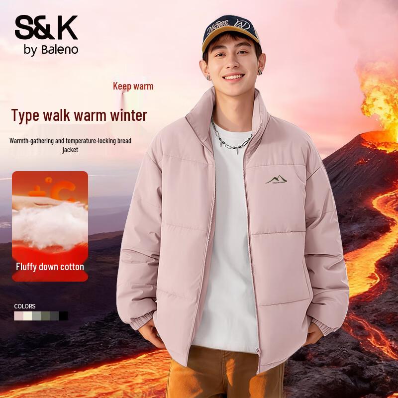 

Baleno S&K Men s Stand Collar Padded Jacket XL