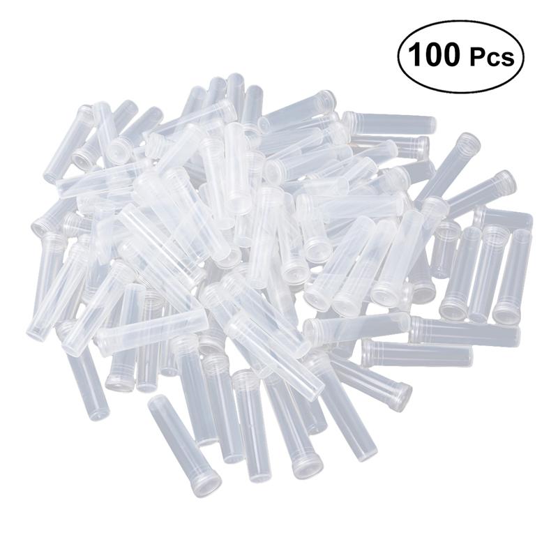 50pcs 25/ Nutrition Flower Water Container Vase Plastic Tube Transparent Water Flower Water Container Vase Tube Flower