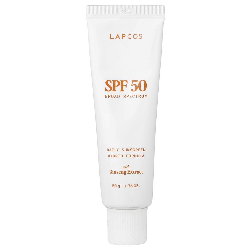 Lapcos, Hybrid Formula Daily Sunscreen, SPF 50, 50g (1.76oz)