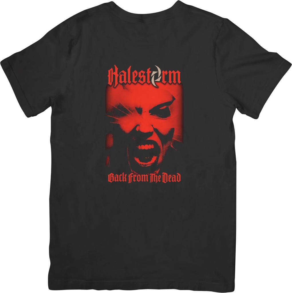 Halestorm Music Unisex Fit for Men & Women Quality Cotton T-Shirt Black