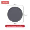 Round Non-slip Silicone Coaster - 10cm Heat-resistant, Drip-proof, Customizable Logo for Water and Coffee Cups.