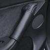4Pcs/set Soft Leather Car Door Handle Covers, Easy Install, Comfort Grip, Magic Tape Design for Model 3/Y Interior Accessories