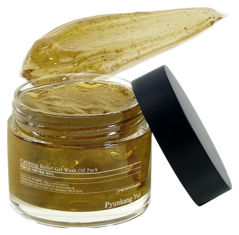 Face Pack Pyunkang Yul Calming Relief Gel Wash-Off Pack 100g, Lightweight Soothing Care