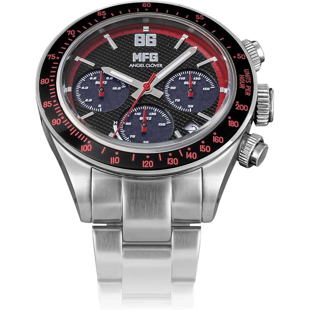 AngelClover MF Ghost Collaboration Watch 2026 Edition, Designed by Natsumu Katagiri, Toyota 86GT Model, Solar, 10 ATM Water Resistance, Mineral Glass,