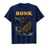 Bonk Dinosaurus Vtipný Prehistorický Humor Design Tričko pro Muže Ženy 100% Bavlna Trička Krátký Rukáv Topy