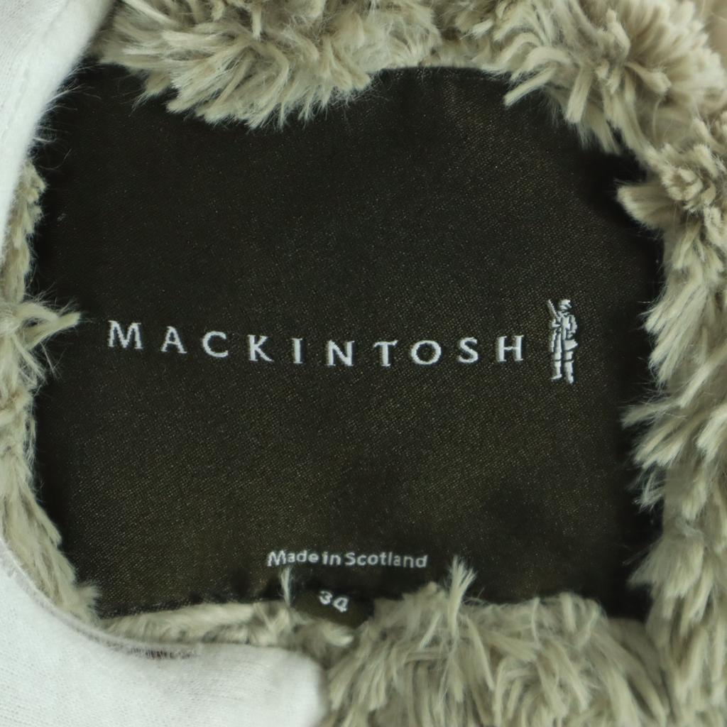 Mackintosh Made In Scotland Long Sleeve Quilted Jacket 34 Beige Women Used