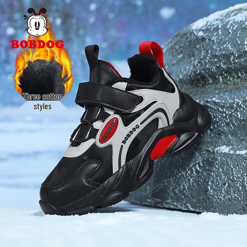 Bobdog Boys' Fleece-Lined Cotton Winter Sports Shoes 2025