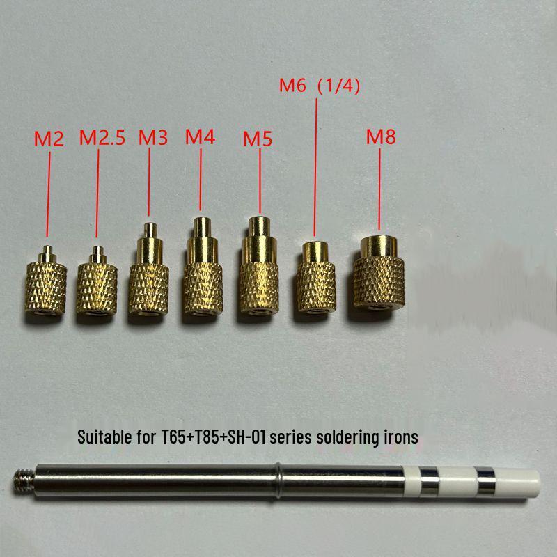 3D Printer Nut Embedding Tool: Universal 936 Soldering Iron Tip for M2-M8.
