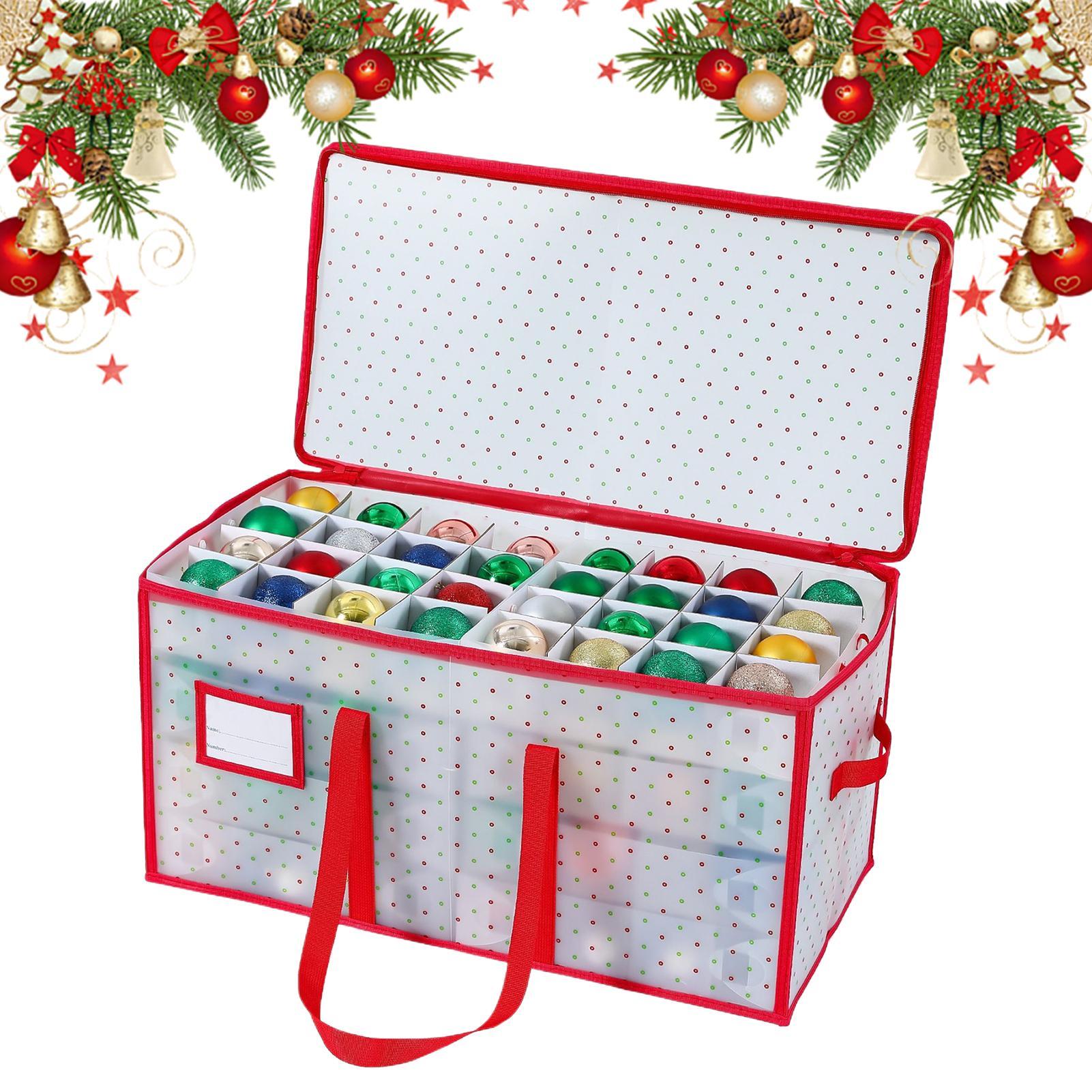 

Сумка для хранения рождественских украшений 8-ярусная 128 отделений Контейнер для сезонных украшений Разделители для рождественских шаров Держатель для хранения China Mainland