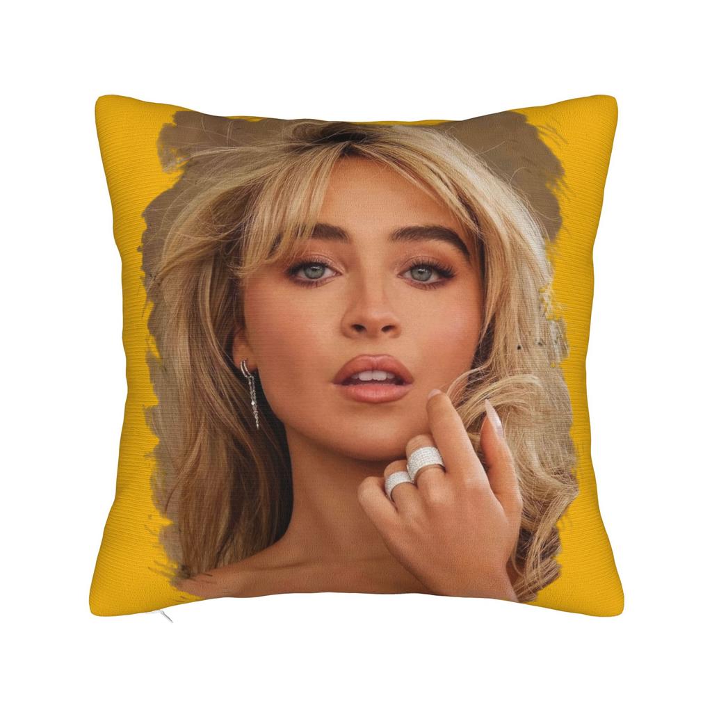 Sabrina Carpenter Poszewka na poduszkę Urocza Śmieszna Poszewka na poduszkę na Kanapę Sofę Sypialnię Wygodne Poszewki Prezent