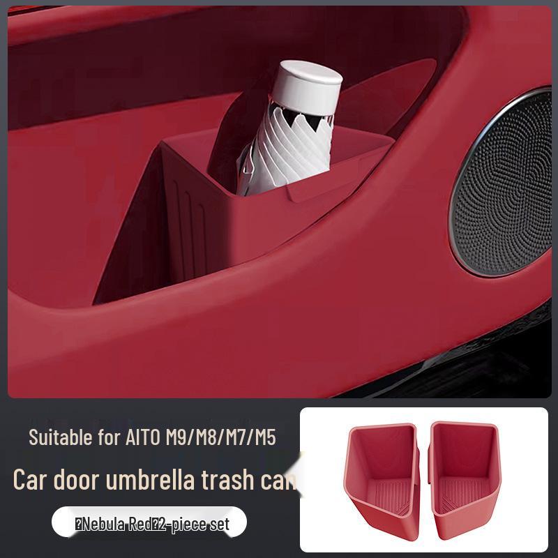 AITO M8/M7/M9 Car Trash Can & Umbrella Storage Box - Interior Decoration