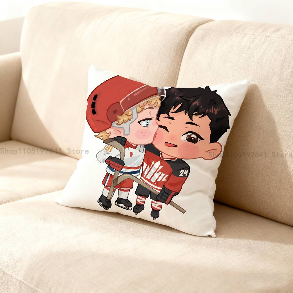 H-Heated R-Rivalry Pillow Case Cushion Cover Home Decor Birthday Gift Pillowcover